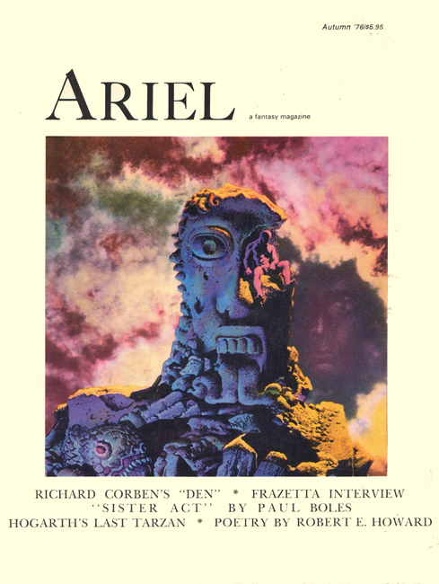 1976   <b><i>Ariel:  A Fantasy Magazine</i></b> (#<b>1</b>), Morning Star outsized p/b